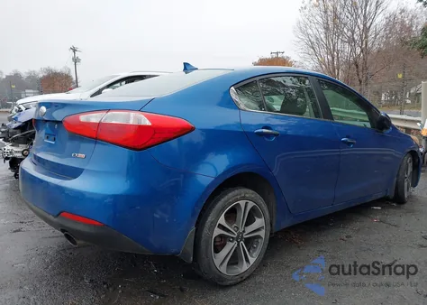 2014 Kia Forte Ex z USA, uszkodzony, nr VIN KNAFX4A87E5128051